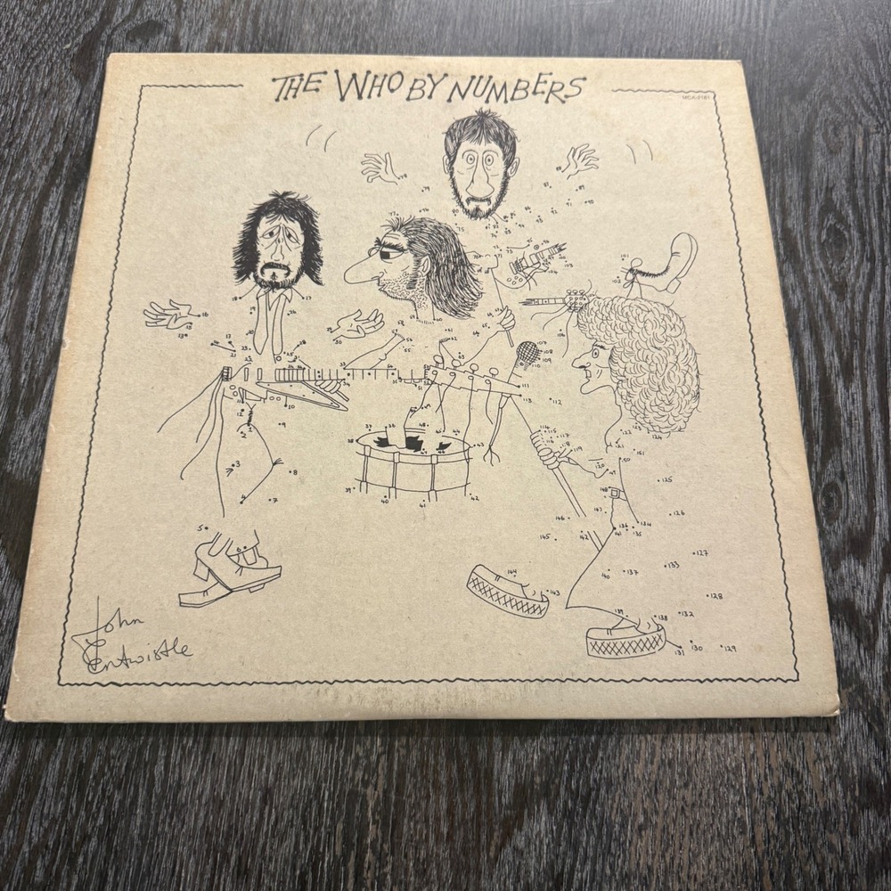 The Who The Who By Numbers LP 1975 MCA Rainbow Label MCA-2161 VG+ Classic Rock